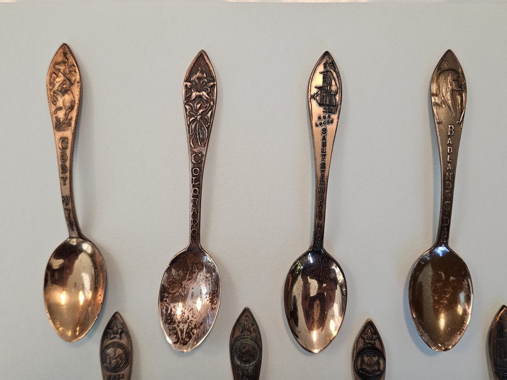 Vintage Bell Trading Post Solid Copper Souvenir Spoons 7 Available. YOUR CHOICE!