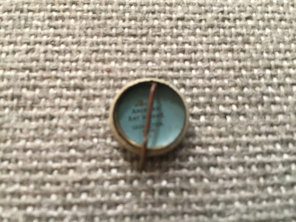 Red Cross Tin Stick Pin - Donor 1920