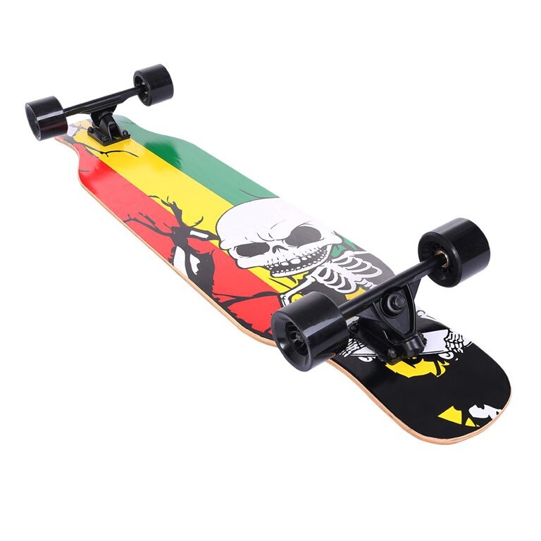 Tangnade 42 Inch Maple Longboard Skateboard Drop Through Complete Cruiser