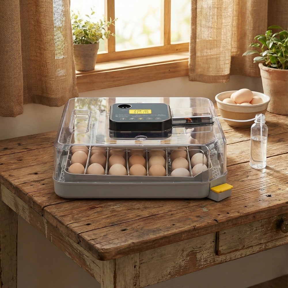 48 Egg Incubator with Automatic Egg Turning Egg Hatching Temp & Humidity Control