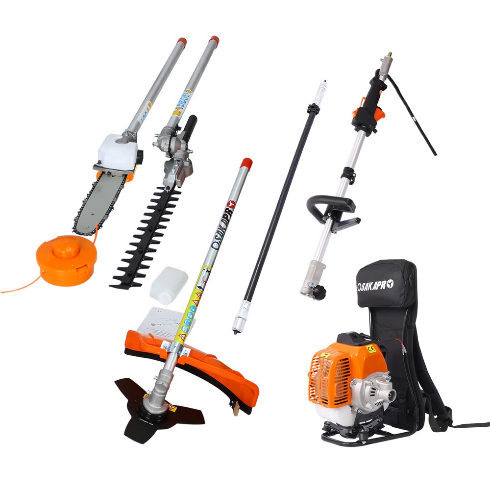 Backpack 4 in 1 Multi-Functional Trimming Tool, 52CC 2-Cycle Garden Tool System