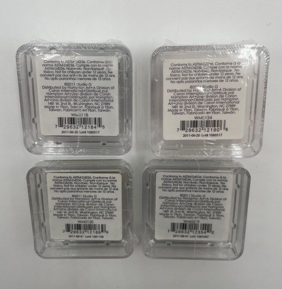 Studio G Pigment Ink Pads 4/Pkg