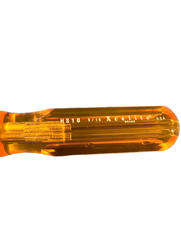 XCELITE Tools SAE MODEL HS10 NUTDRIVER 5/16" Yellow Handle