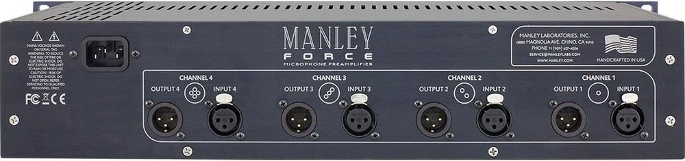 Manley MFRC FORCE Four Channel Microphone Preamplifier