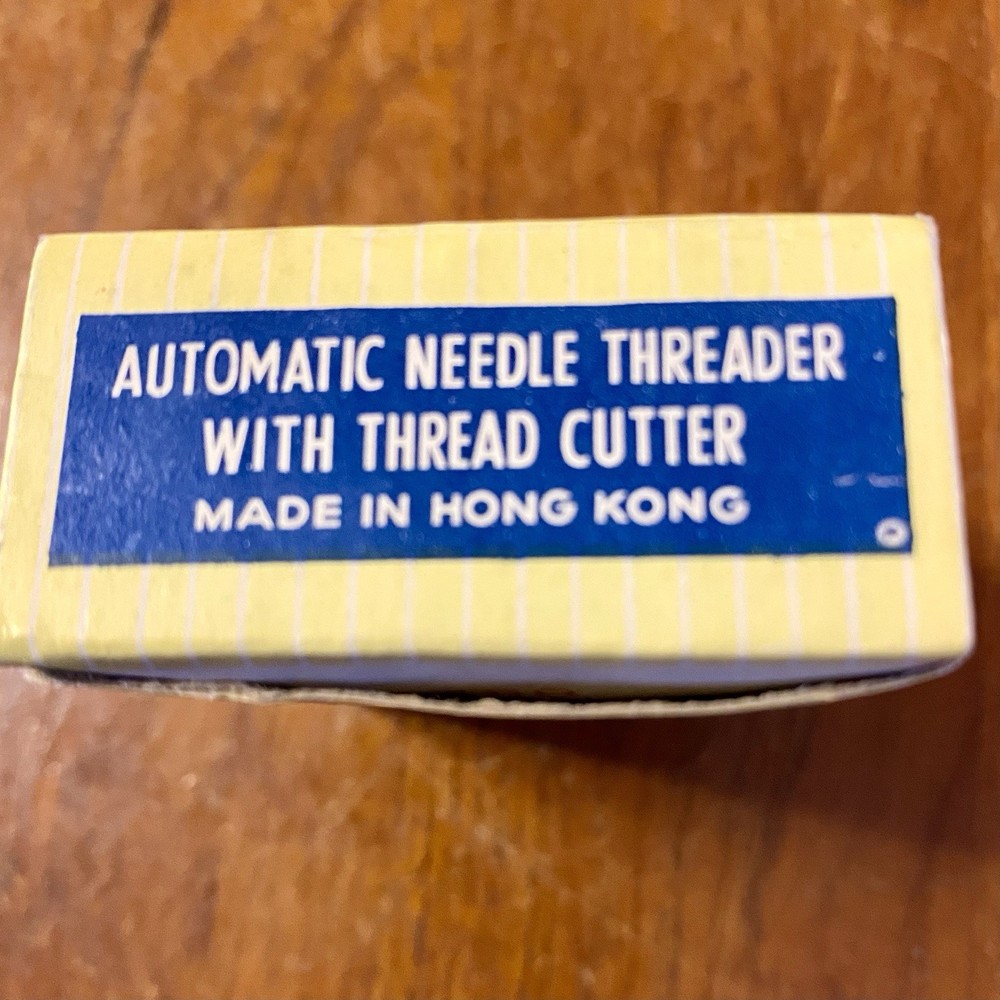 Vintage Automatic Needle Threader With Thread Cutter In Original Box