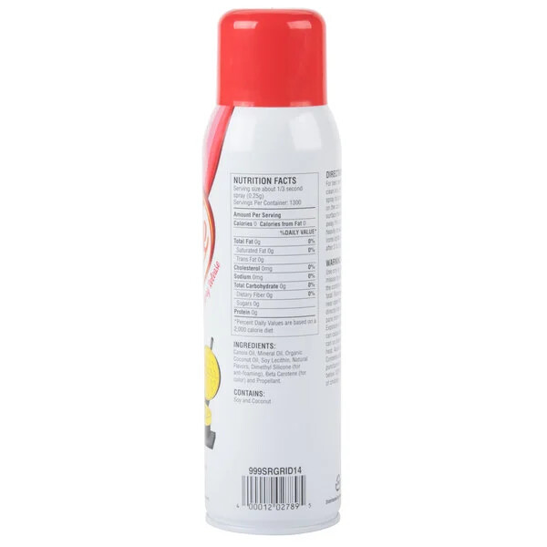Grid Iron Sprease 14 oz. Panini Grill and Waffle Iron Release Spray