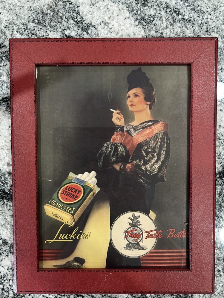 lucky strike cigarette sign