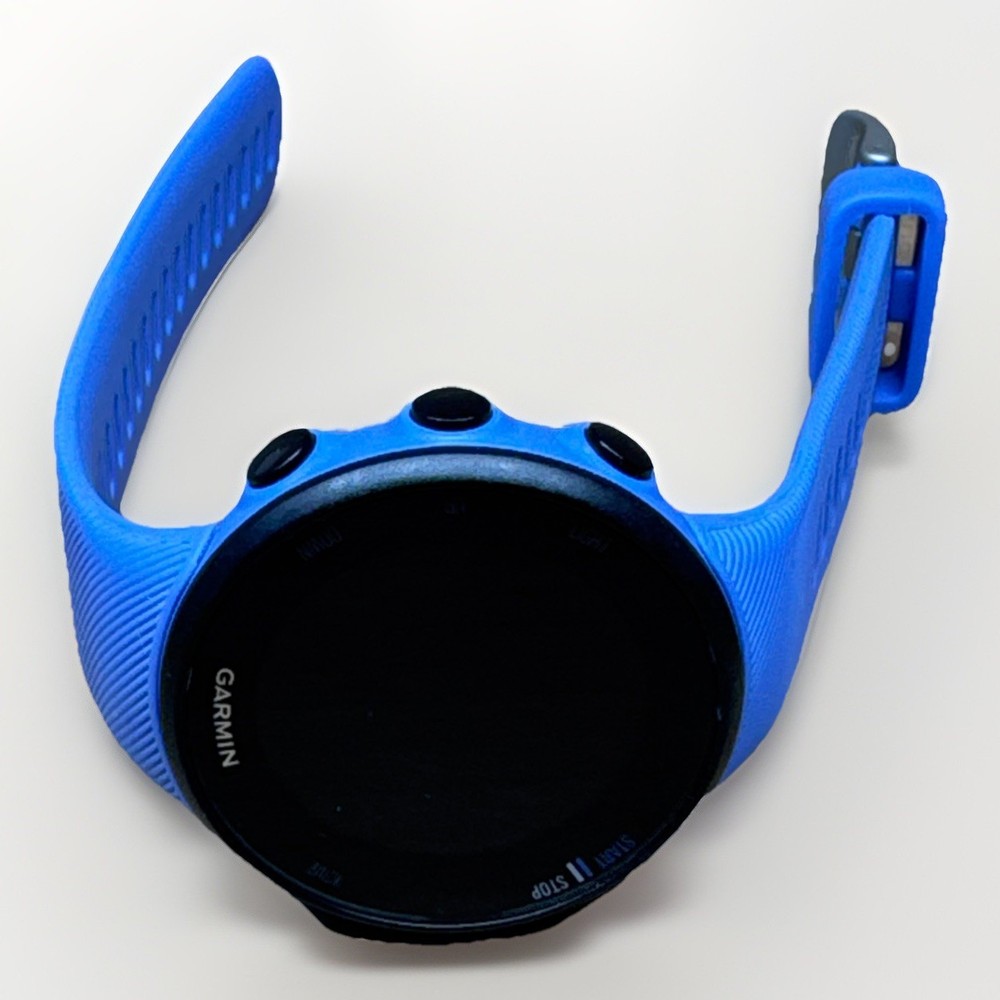 Garmin Forerunner 45s Running Smart Watch Blue GPS - Read Below -