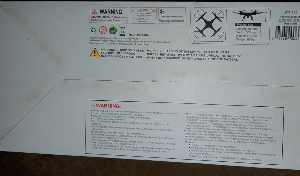 Promark GPS Shadow Drone NEW (OPEN BOX)