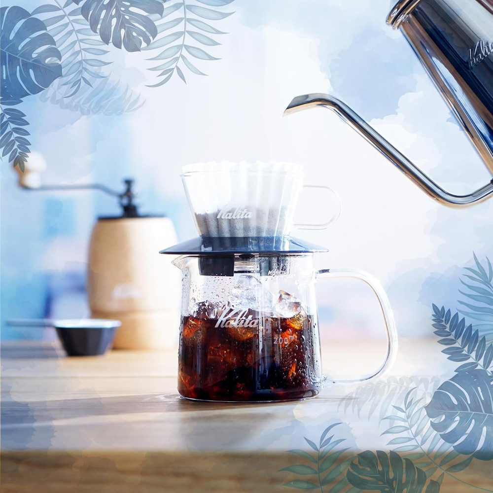 Wave Pour over Coffee Dripper, Size 185, Makes 16-26Oz, Single Cup Maker, Hea...