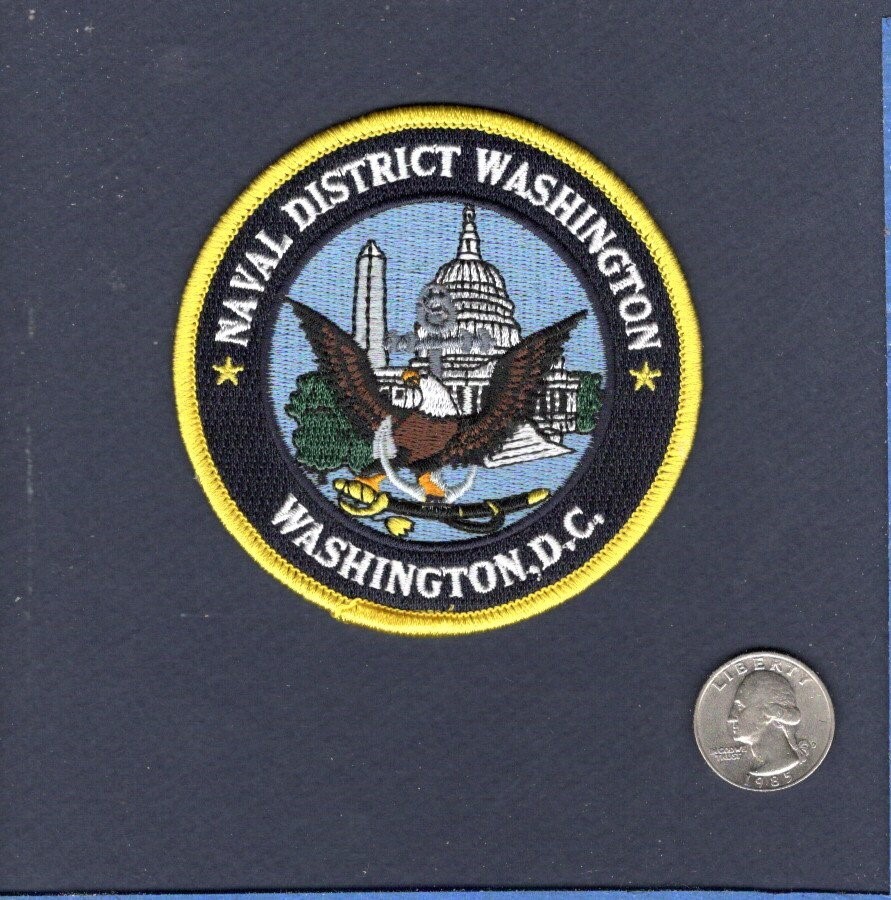 Naval District WASHINGTON DC US NAVY Base Squadron Patch