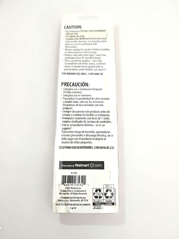 Light Up Snowman Ceramic Bisque Ready to Paint Kit w/ Replaceable Bulbs & Cord