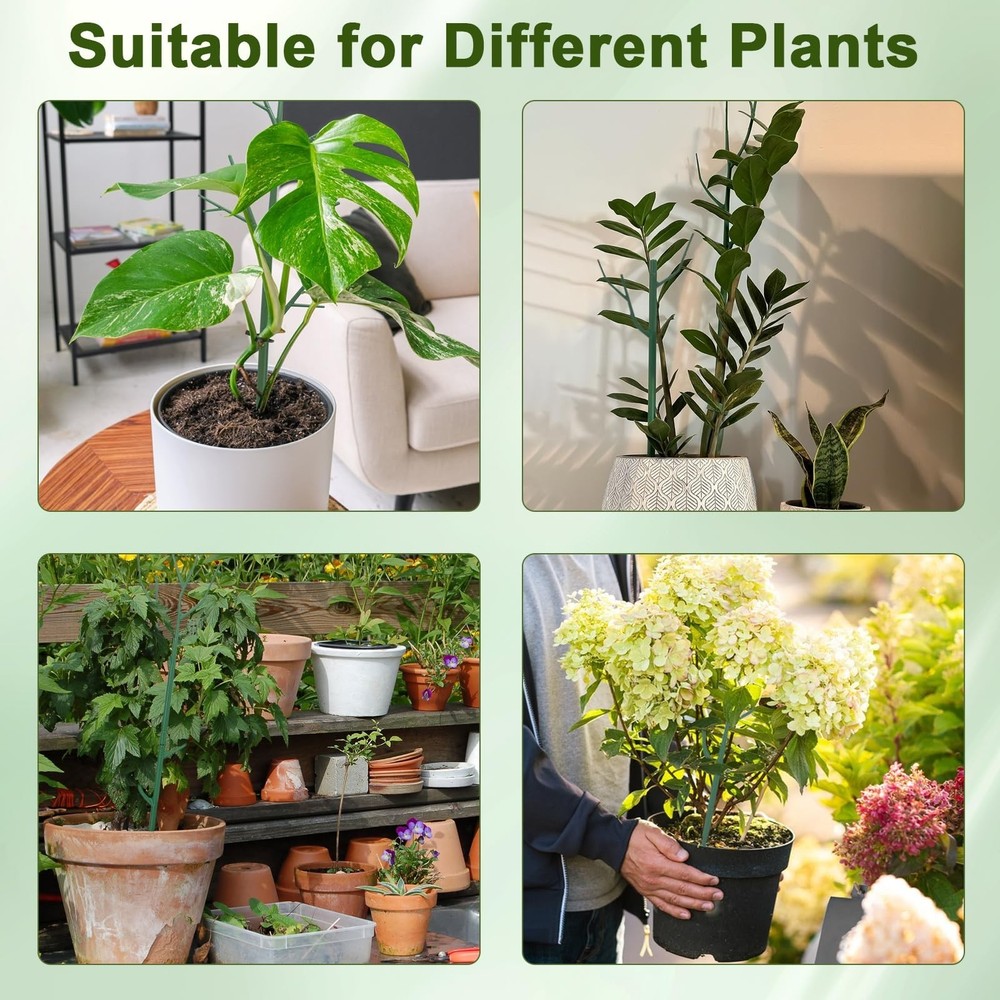 5 Pack Stackable Plant Support Stakes, Climbing Plant Support Structures for ...
