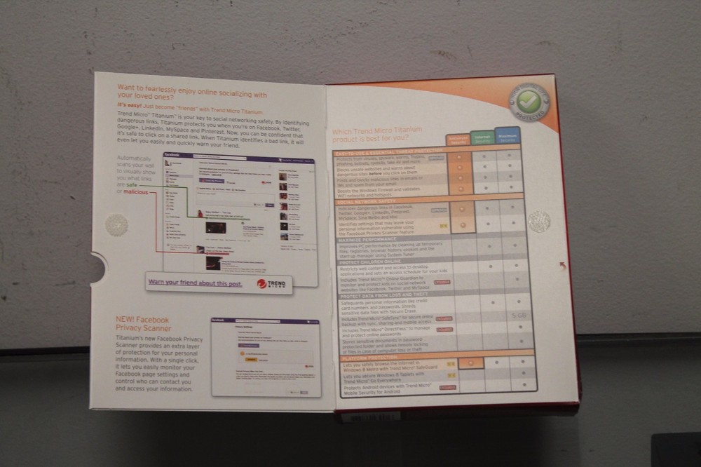 Trend Micro Titanium Maximum Antivirus Security 2013