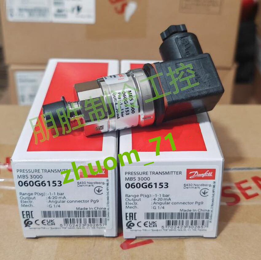 1PC Danfoss pressure transmitter MBS3000 060G6153
