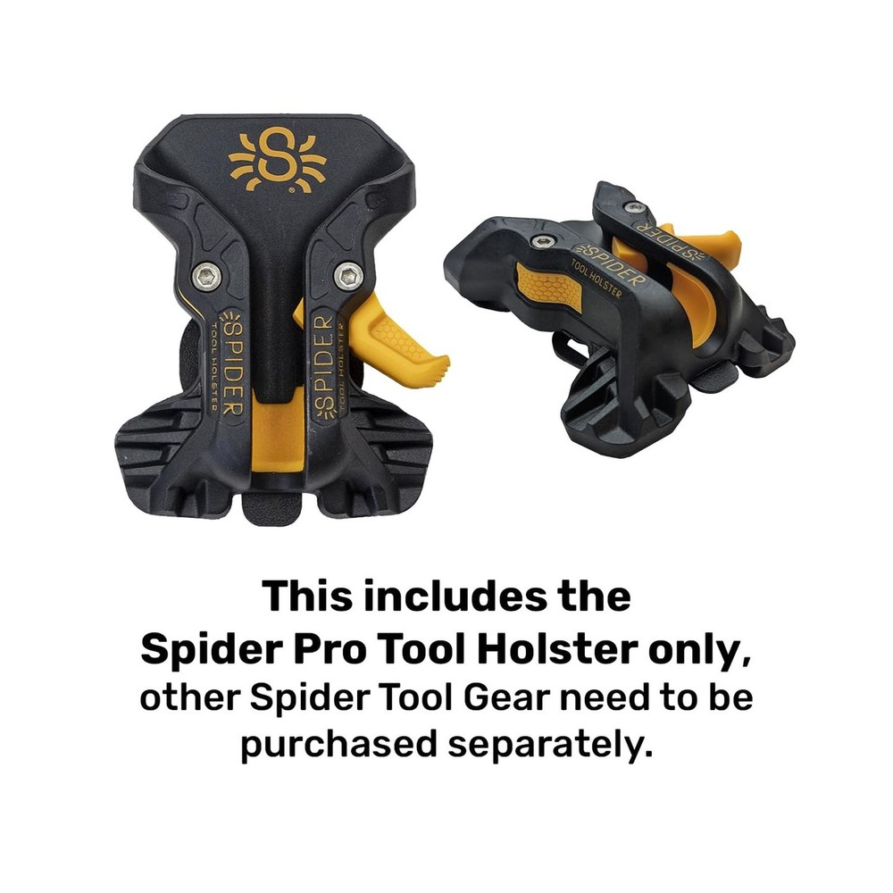 Spider Pro Tool Holster - Upgraded, Self Locking, Quick Draw Universal Tool H...