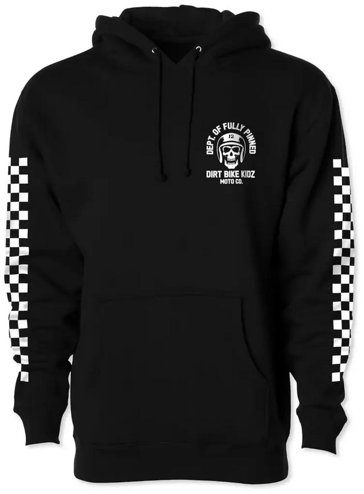 DBK Fully Pinned Mens Pullover Hoody Black