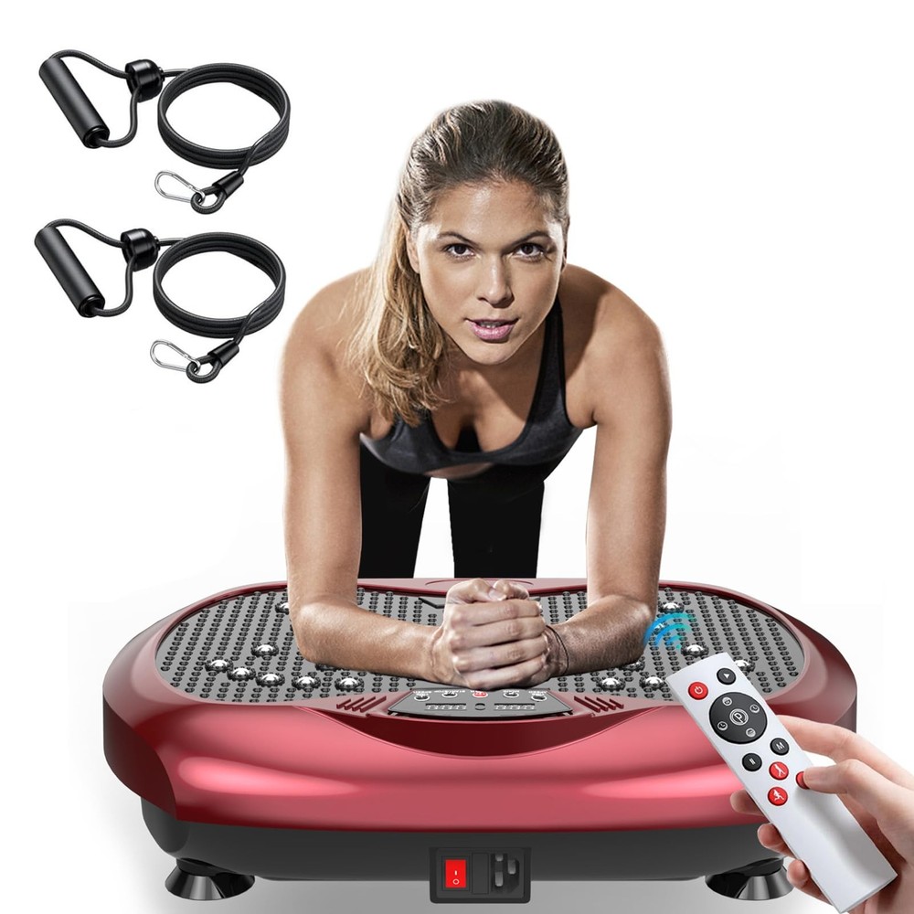 Vibration Plate Exercise Machine - Whole Body Workout Vibration Platform Lymp...