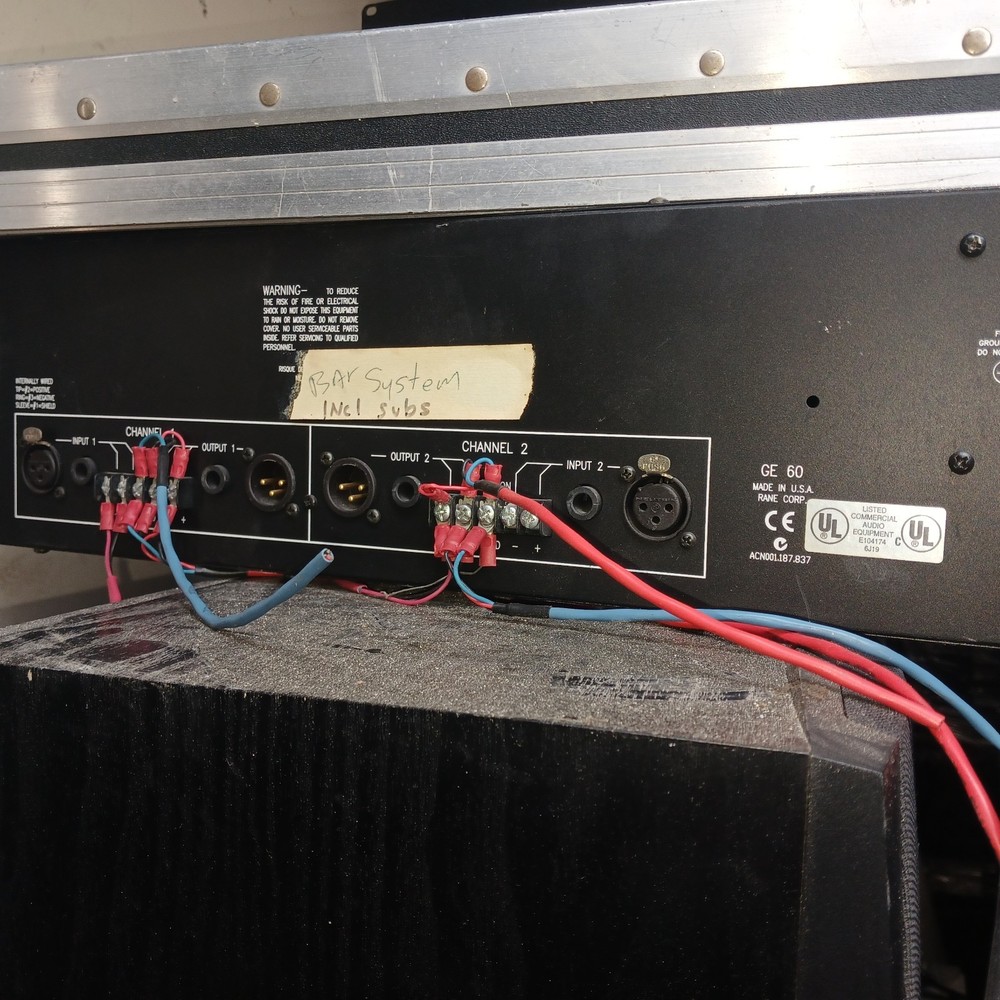 Rane GE 60 Signal Processors Graphic Equalizer,"