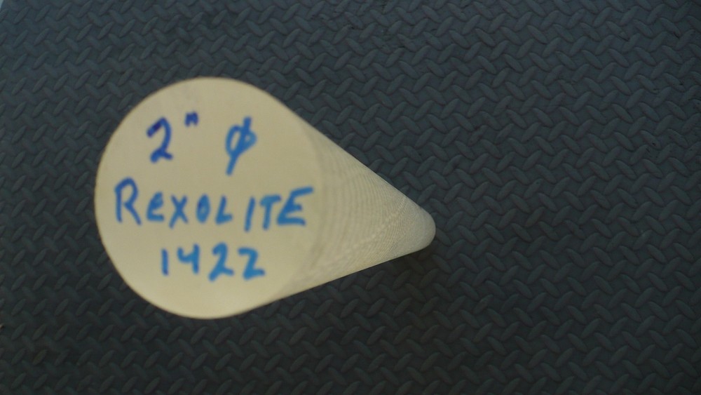 2" dia. Rexolite/Polystyrene 1422 Rod 29.75" Long