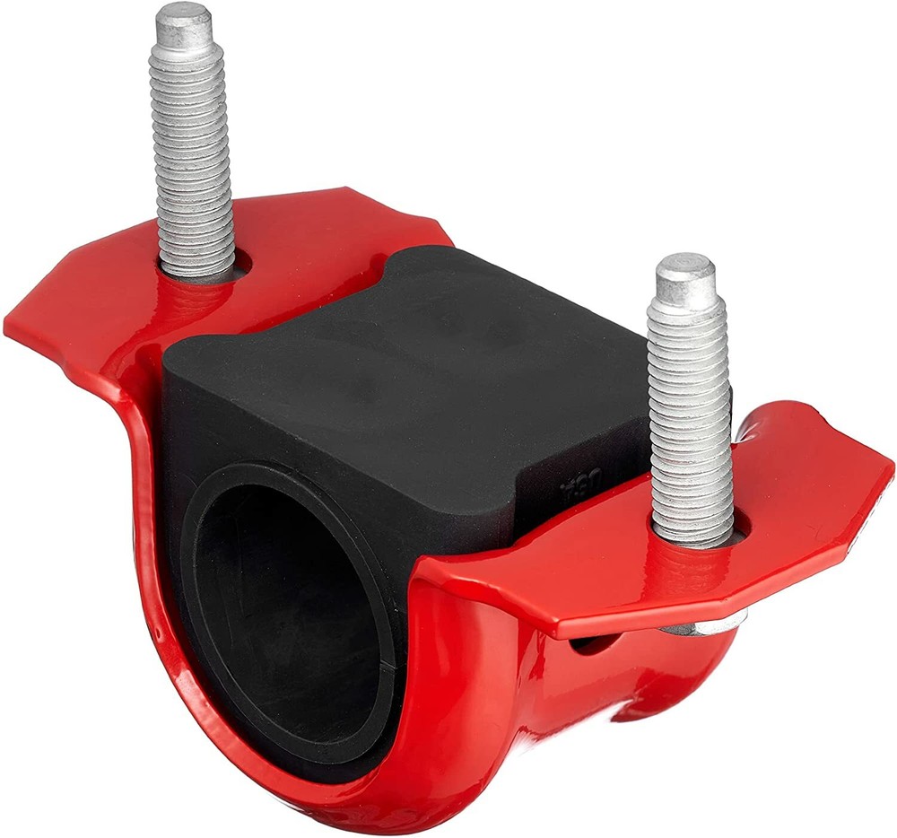4 PC Code Red Extreme Front Sway Bar Bracket Kit + Front Bushing Kit FITS Ram