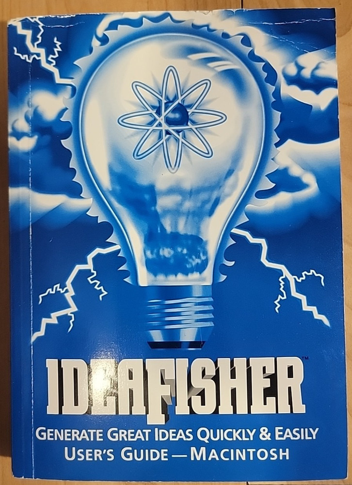 IdeaFisher Macintosh Software Apple 1994 Generate Ideas & Solving 3.5" - READ