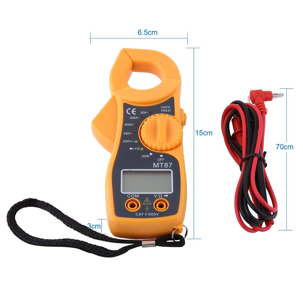 Digital Multimeter AC DC Voltmeter Ammeter Ohmmeter Volt Tester LCD Meter