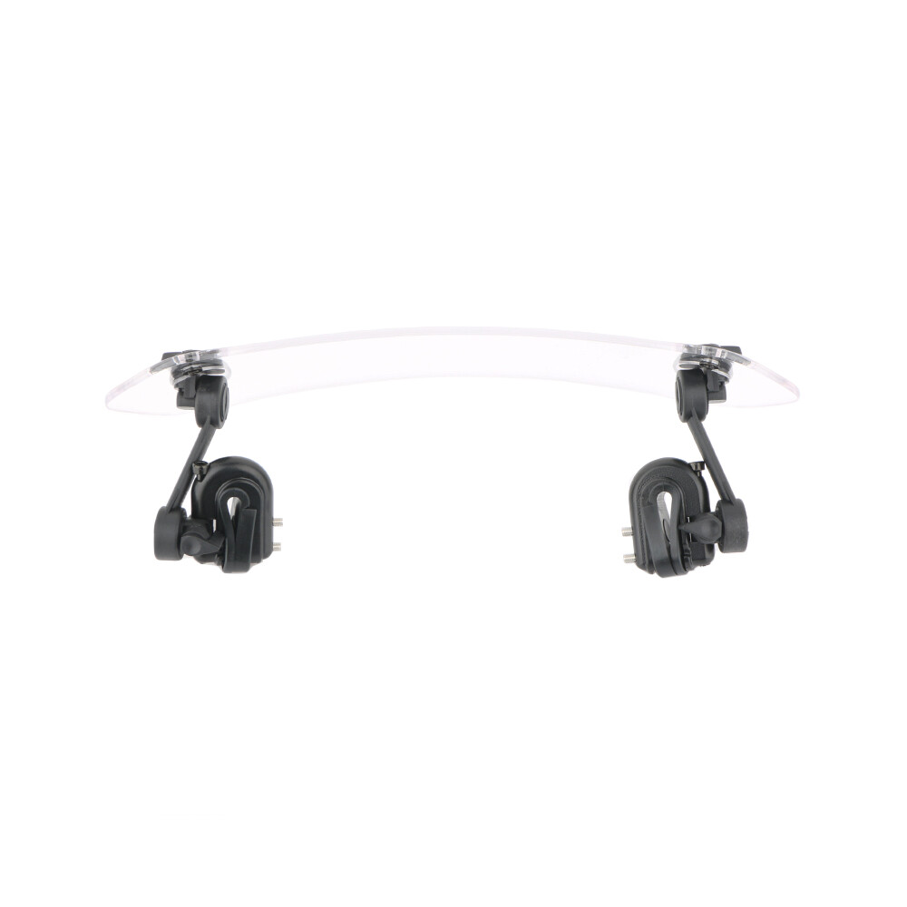 Motorcycle Universal Clip On Windshield Wind Screen Deflector Extension Spoiler