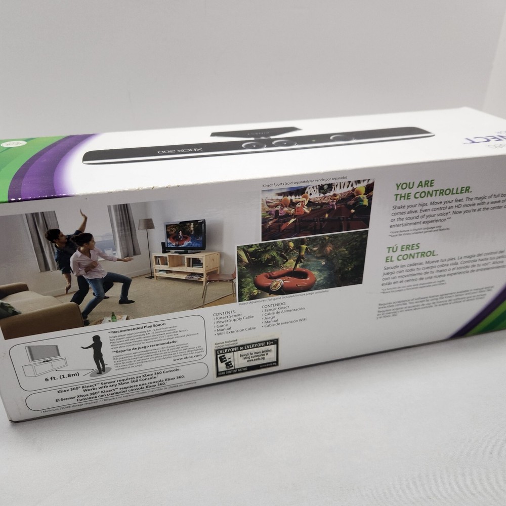 Microsoft Xbox 360 Kinect Sensor Bar with 1 Game Bundle Mass Effect 3 Steelbook