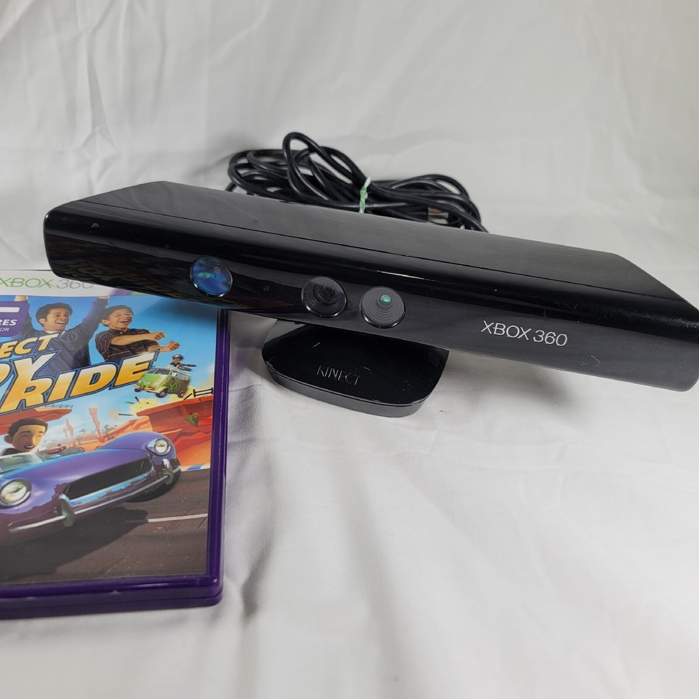 Microsoft Kinect Sensor for XBox 360 With Kinect Adventure Video Games