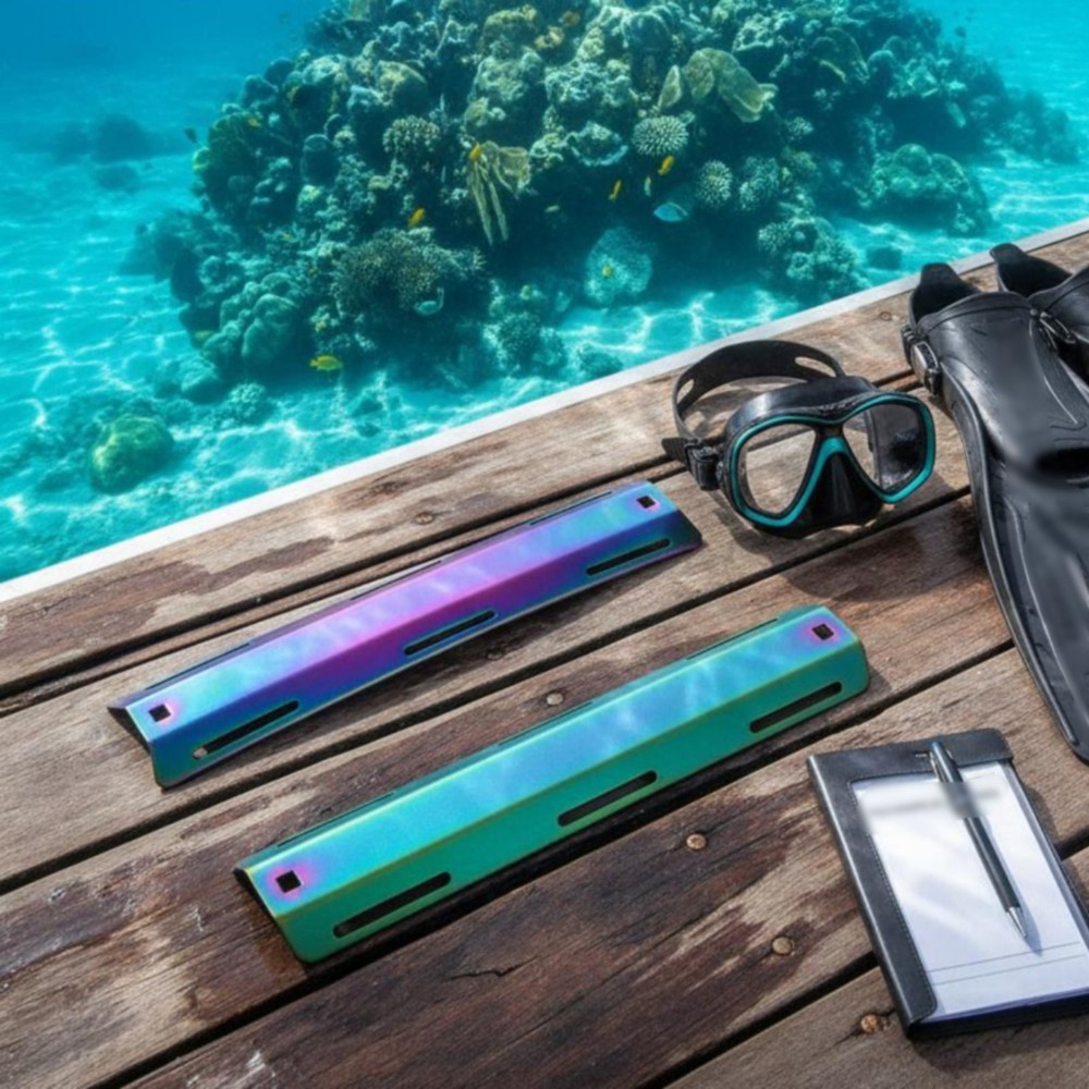 Titanium Diving Backplate Kit Lightweight Underwater Harness Hardware Kit