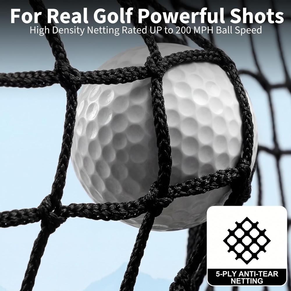 Golf Practice Net Golf Hitting Aid Training Chipping w/ Target Backyard Outdoor