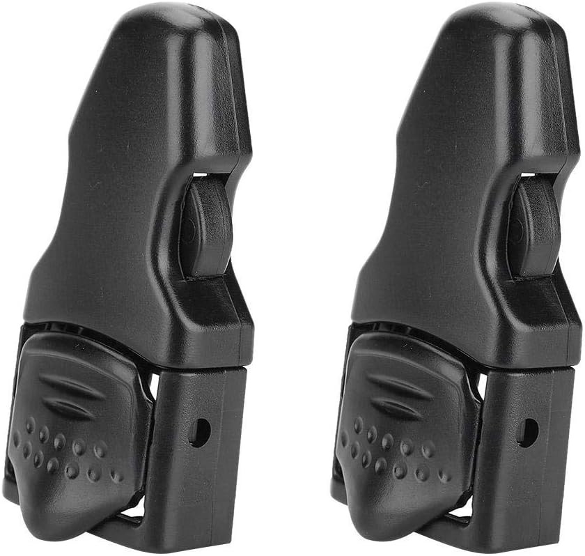 Adjustable Swimming Fin Flippers Diving Quick Release Buckles for A, Black