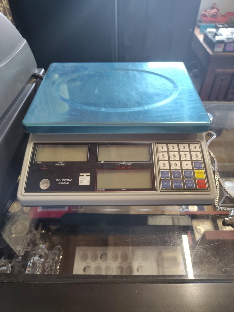 coin counting scale