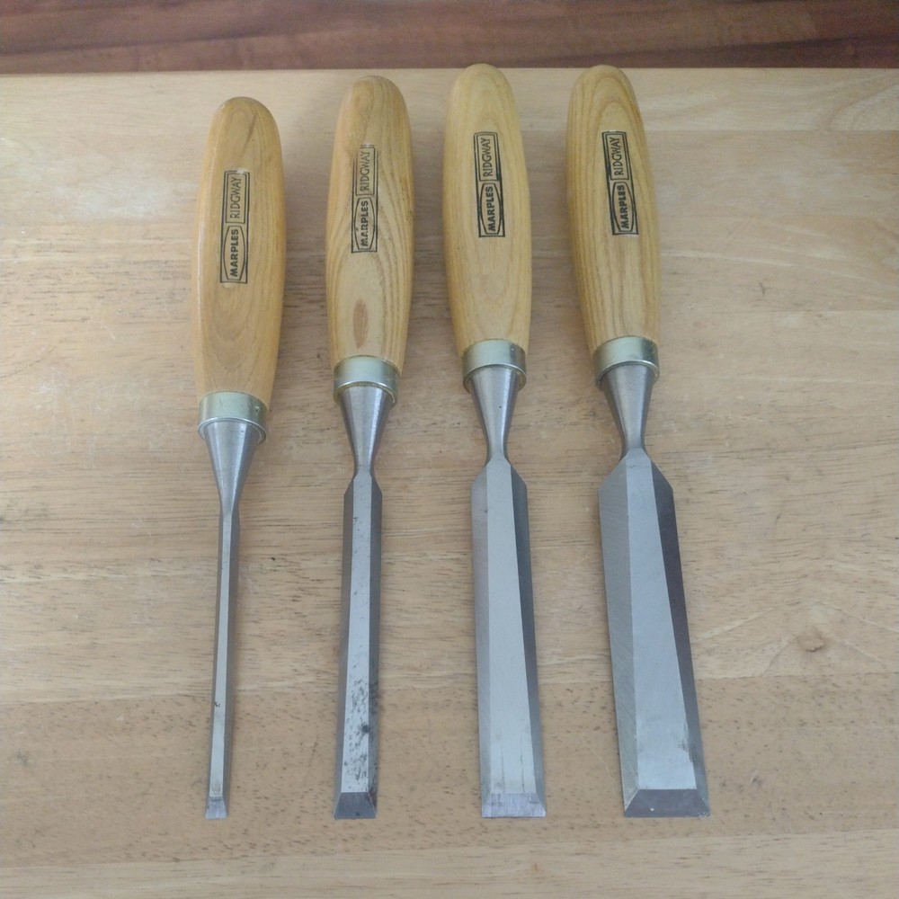 4 Piece Marples  Ridgway Wood Chisel Set