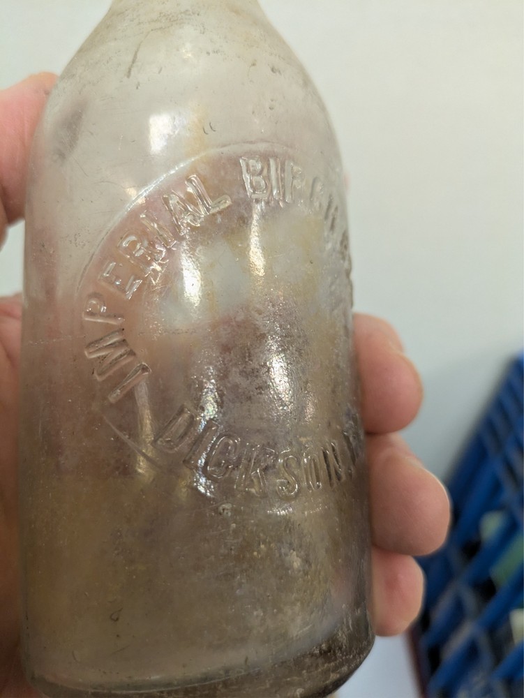 Imperial Birch Beer Co Cap Top Bottle, Dickson PA