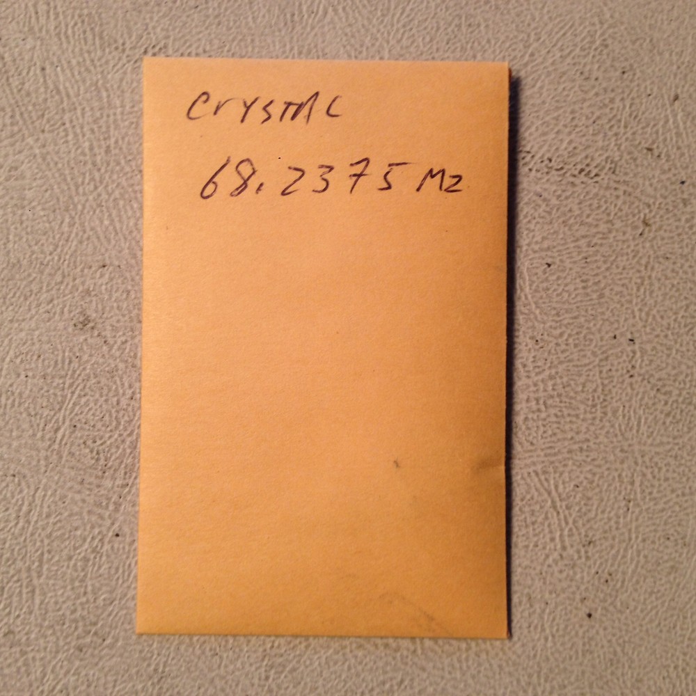 Quartz Crystal 68.2375 Mc, NOS