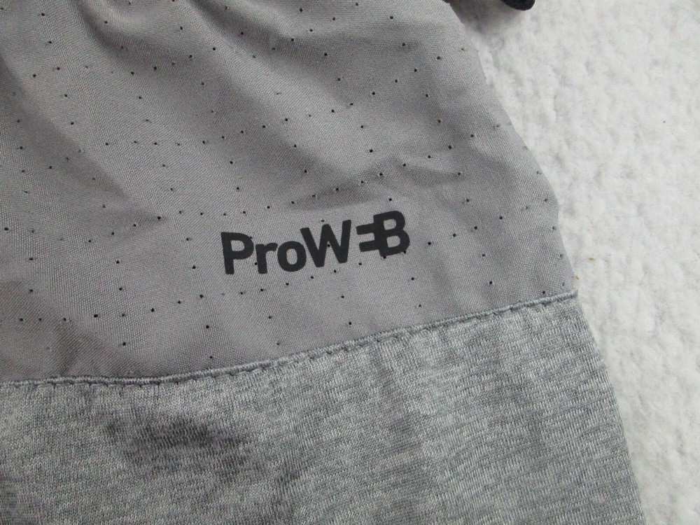Spyder Proweb Mens L Gray Drawstring Stretch Lined Performance Training Athletic