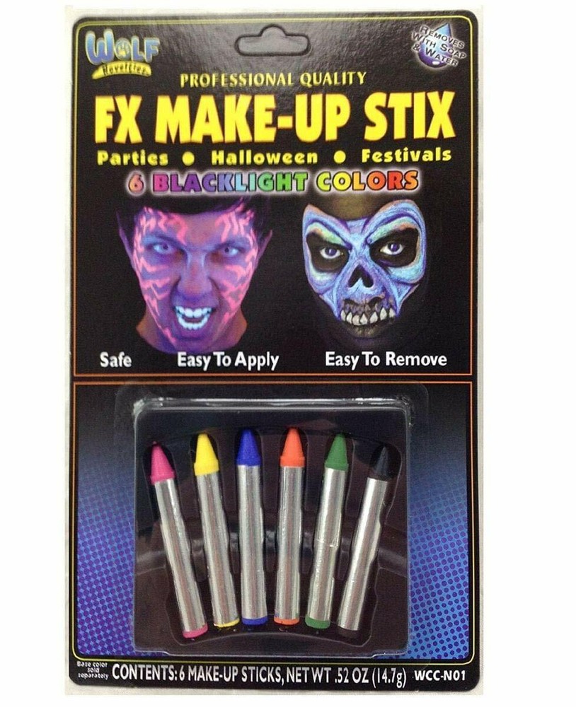 FX Make-Up Stix - Blacklight Colors