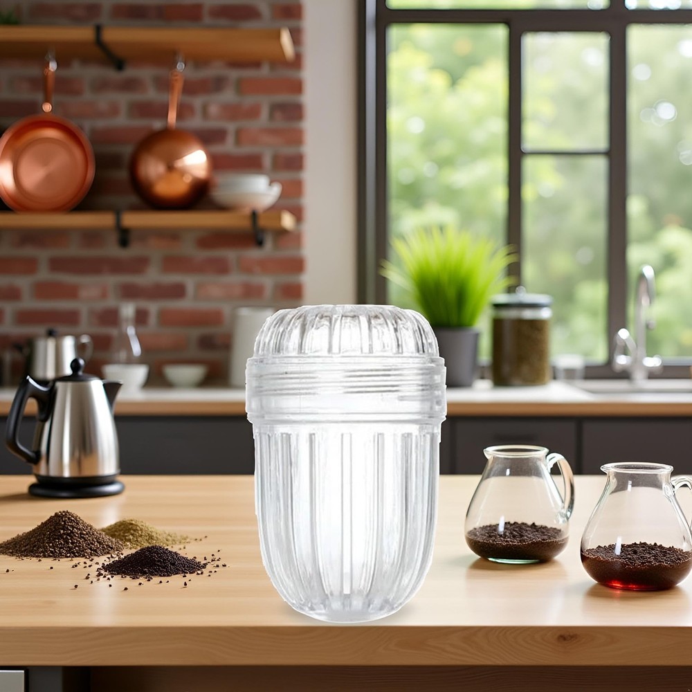 Clear Plastic Mesh Tea Infuser Ball Strainer Basket Filter for Loose Leaves