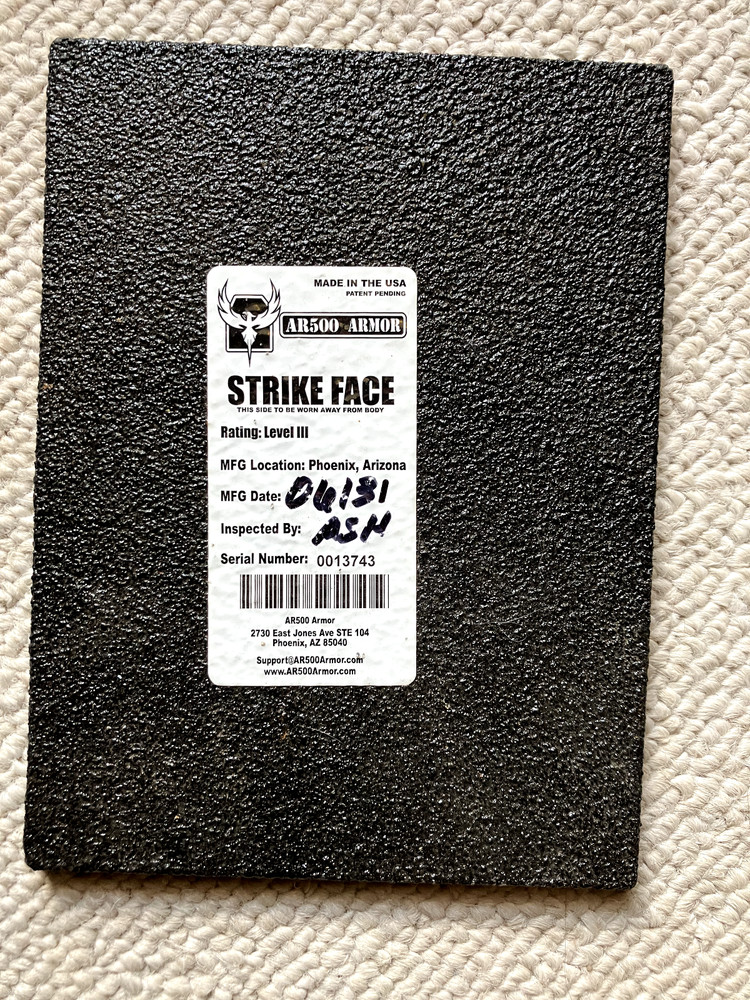 Strike Face Plate 6 x 8"