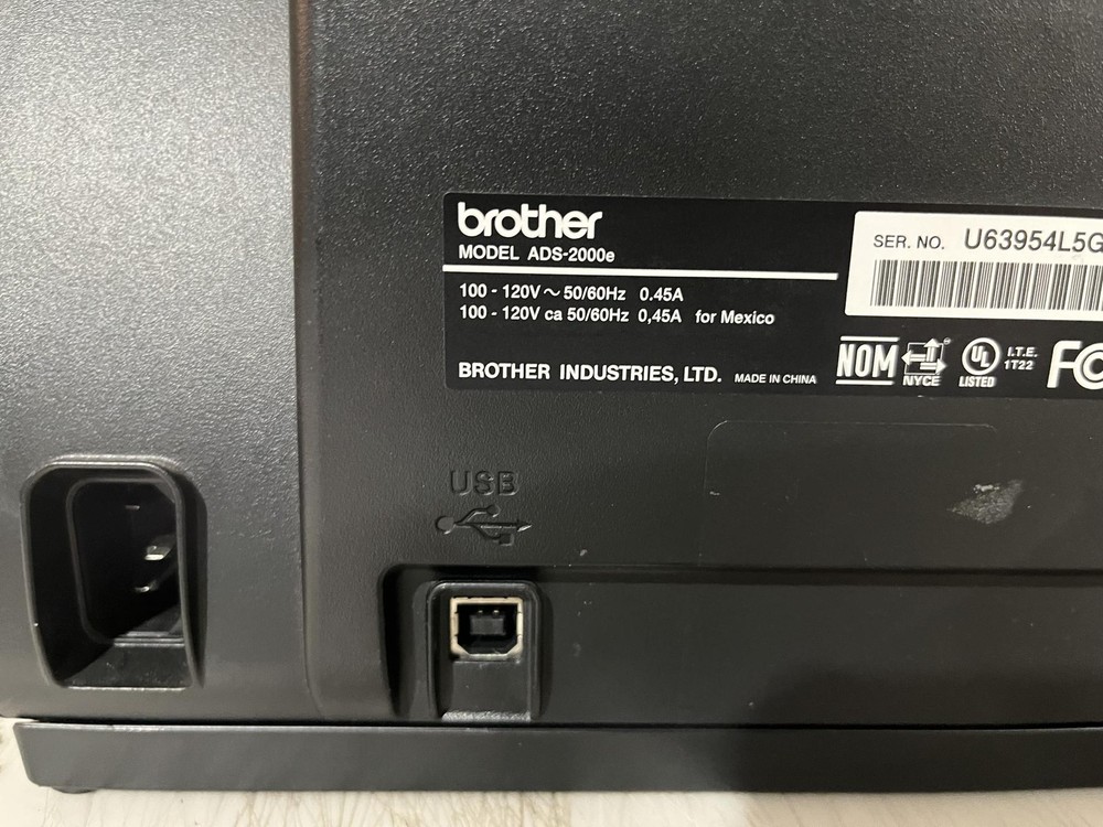 Brother Image Center ADS-2000e Scanner