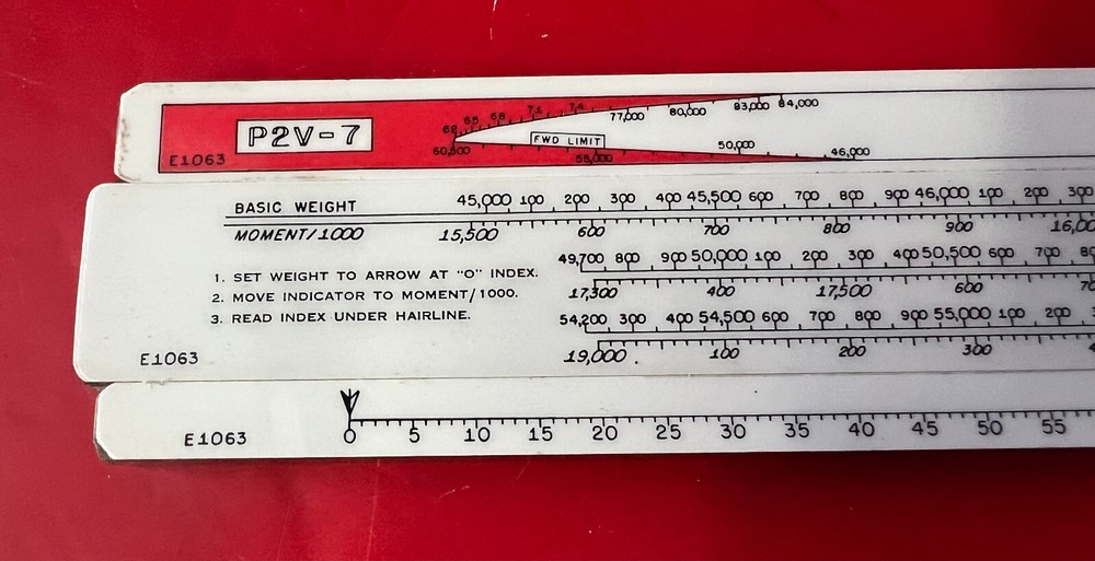 U.S. NAVY P2V7 NEPTUNE LOAD ADJUSTER W/CASE