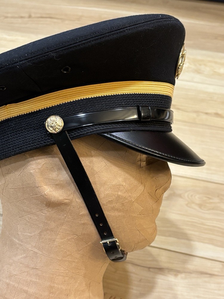 Military Service Leather Cap CHIN STRAP Hat Band