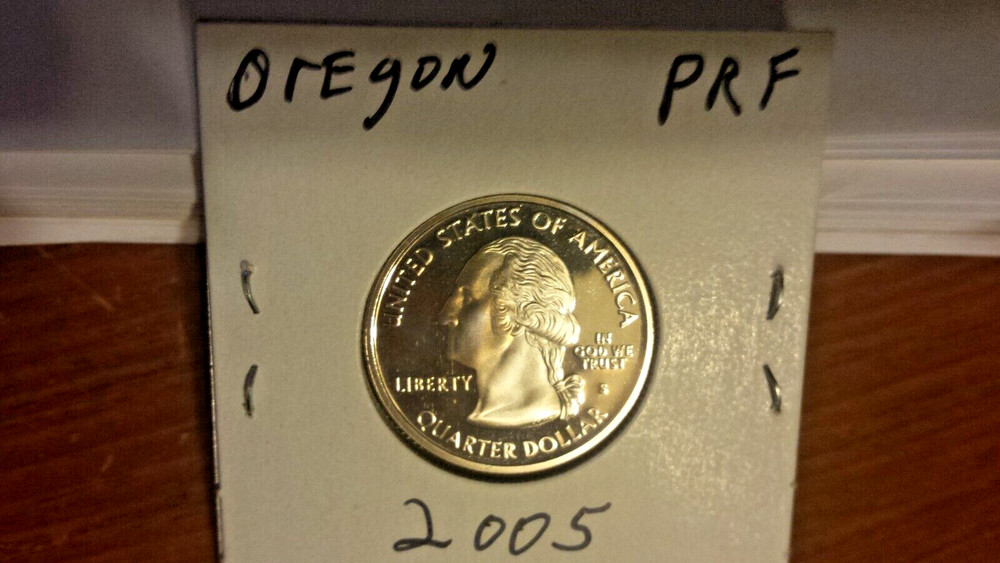 STATE QUARTER 2005 PROOF OREGON