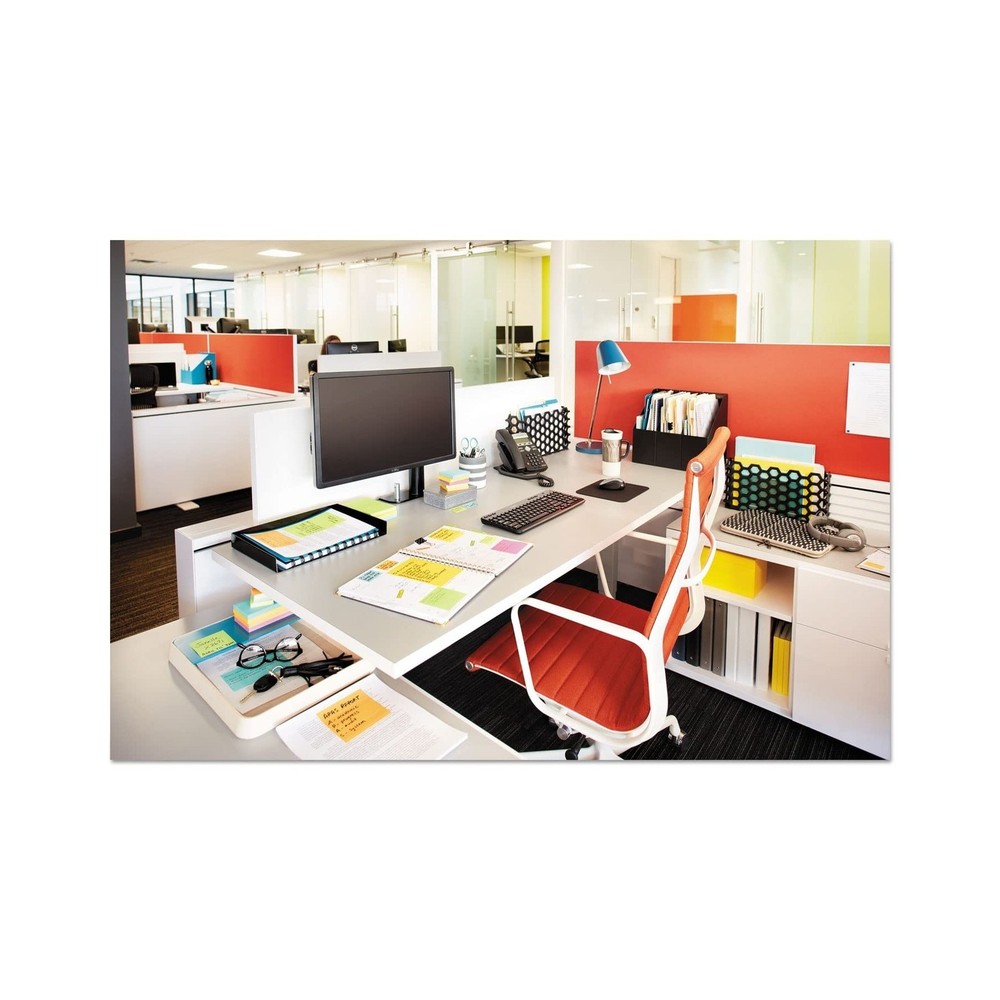 Post-it Notes, 3 in x 5 in, 5 Lined Sticky Notes Pads, 100 Sheets per Pad, Fl...