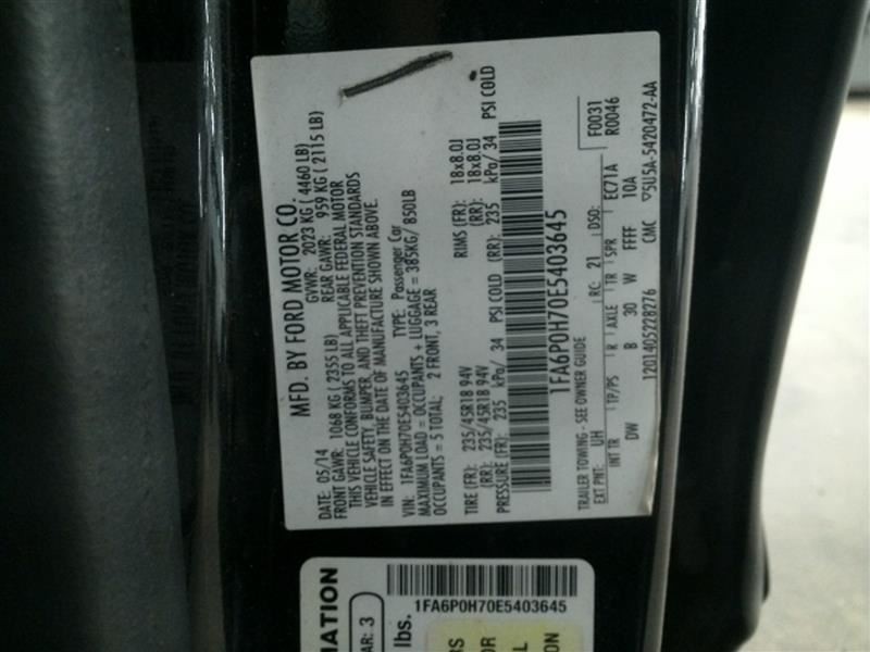 FUSION 2014 High Mounted Stop Light 104687123