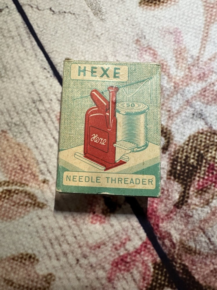 Vintage Witch Automatic Needle Threader lnstructions Germany