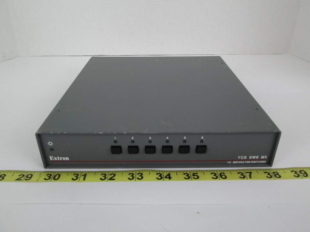 Extron YC Separator Switcher YCS SW6 MX Computer Composite S-Video Six Input