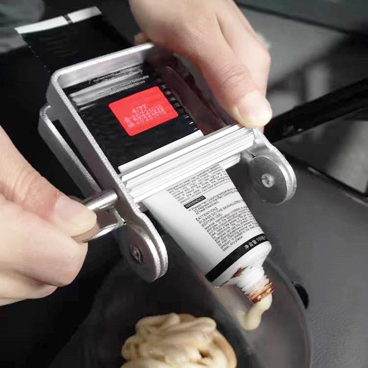 Toothpaste Squeezer, Full Metal Tube Squeezer Toothpaste Dispenser Tool Multi...